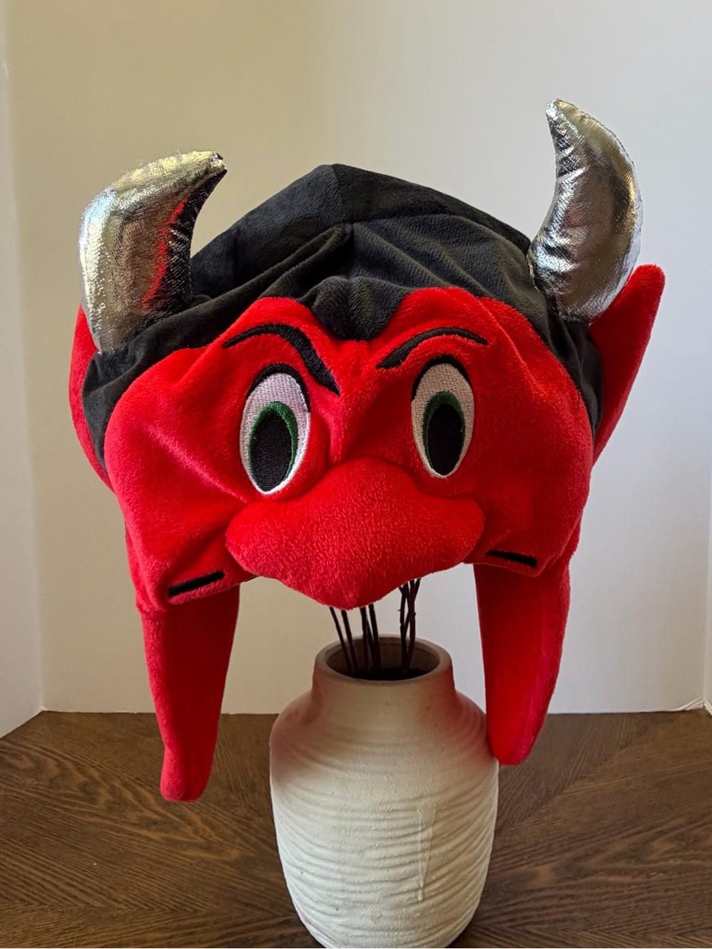 2025 New Jersey Devils NJ Devil Mascot Hat MSG, Stadium Giveaway Hat